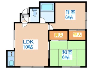 ﾘﾊﾞｰｻｲﾄﾞﾏﾝｼｮﾝの物件間取画像